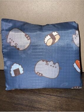 Pusheen Blue Sushi Print Foldable Tote limited edition Exclusive subscription